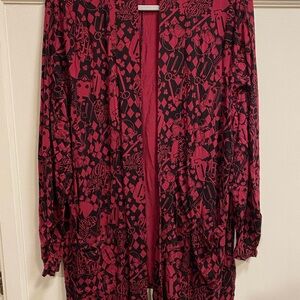 Disney Villains Red and Black Cardigan